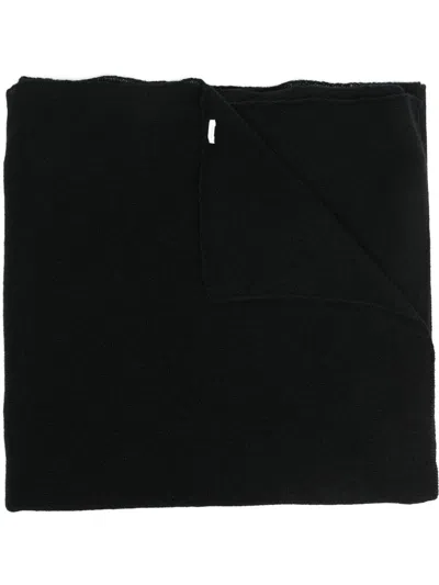 Malo Sciarpa Rasato Garza 65x260 Cm In Black