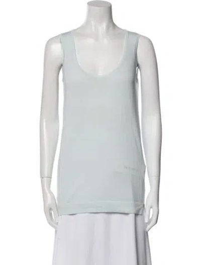 Pre-owned Malo Scoop Neck Sleeveless Top In Neutral