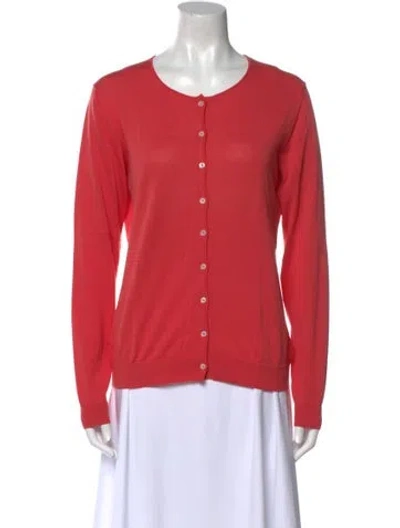 Pre-owned Malo Scoop Neck Sweater In Pink