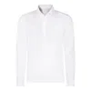Malo Collared Shirt Button-down Long Sleeves In White