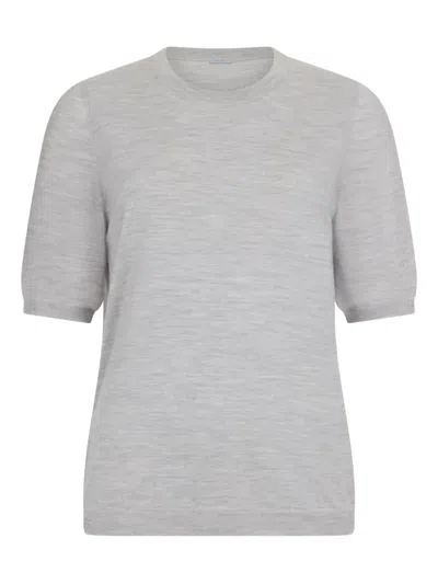 Malo Short-sleeve Crew-neck Top In Gray