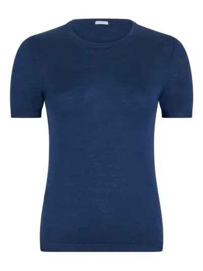 Malo Short-sleeve T-shirt In Blue