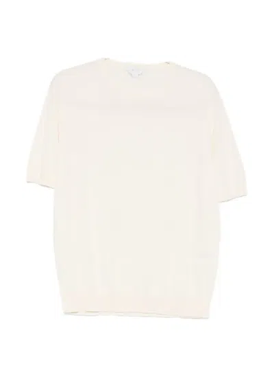 Malo Short-sleeve T-shirt In Neutral