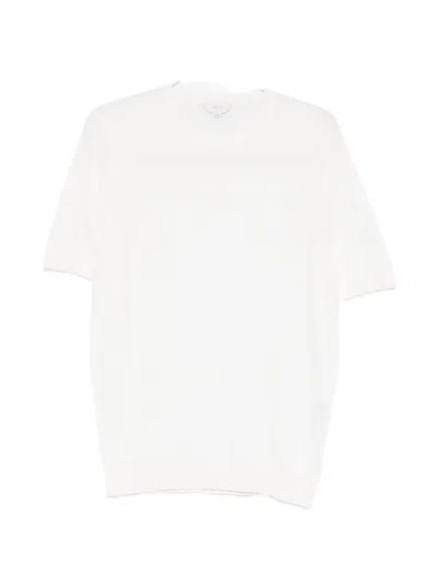 Malo Short-sleeve T-shirt In White