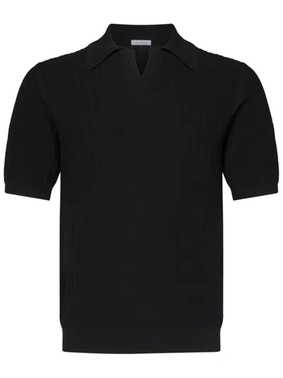 Malo Cotton T-shirt In Black