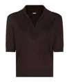 Malo Short-sleeved Polo Shirt In Black