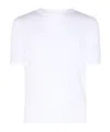 Malo T-shirt Girocollo In Jersey Di Cotone In White