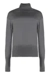 Malo Silk-cashmere Blend Pullover In Grey