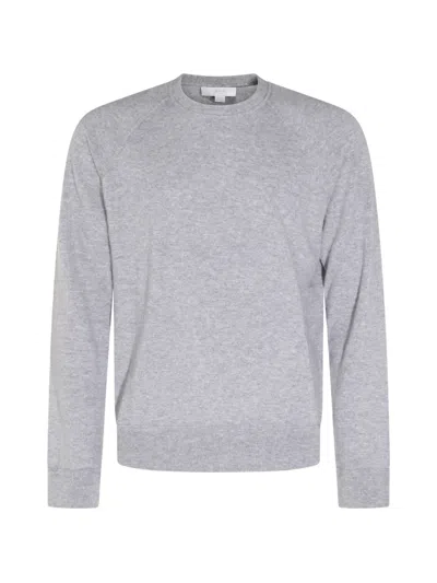 Malo Silvio Cashmere Raglan-sleeve Sweater In Gray