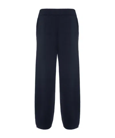 Malo Silvio Jogger Pants In Luxury Cashmere In Blue