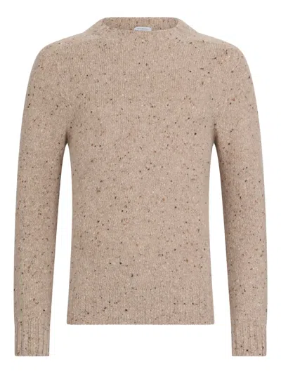 Malo Speckled Sweater In Neutral