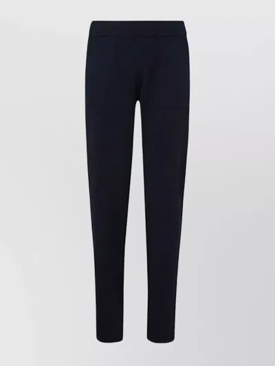 MALO STRAIGHT LEG TROUSERS ELASTIC WAISTBAND