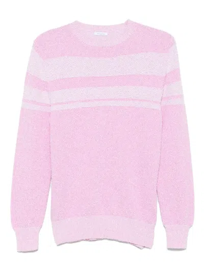 MALO STRIPE-DETAILED SWEATER