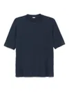 Malo Crew-neck T-shirt In Blue