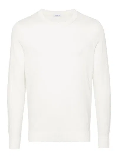 Malo Crew-neck Sweater In White