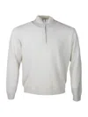 Malo Sweaters In White