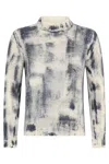 Malo Sweater With Elegant Printed Pattern, Ideal For A Sophisticated And Fashionable Look. In White