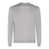 Malo Crewneck Sweater With Long Sleeves And Ribbed Cuffs