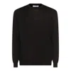 Malo Maglia Girocollo In Cashmere E Seta In Black