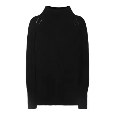 Malo Sweaters In Black