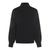Malo Ribbed Mock Neck Knitwear With Long Sleeves In Multi