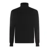 Malo Turtleneck Sweater In Black