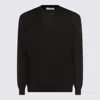 Malo Maglia Girocollo In Cashmere E Seta In Black