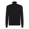 Malo Turtleneck Sweater In Black