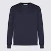 Malo Blue Solid Regular Sweaters