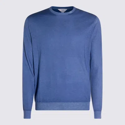 Malo Denim Cashmere Knitwear In Blue