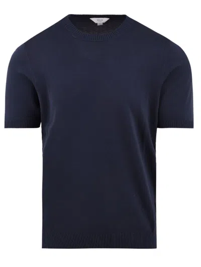 Malo Sweaters Blue In Black