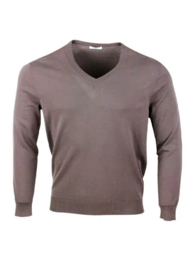 Malo Sweaters In Brown