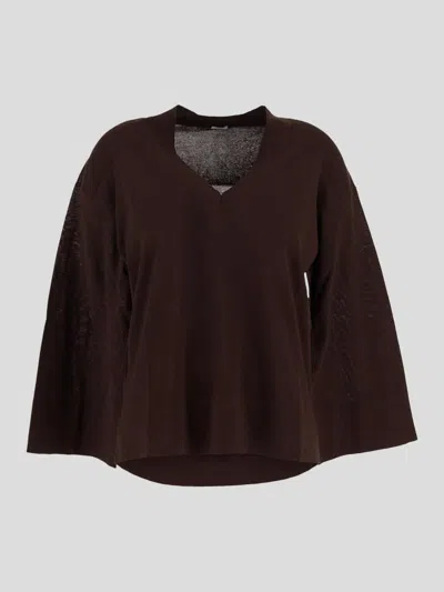 Malo Sweaters In Brownie
