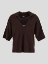 Malo Polo In Cotone In Brownie