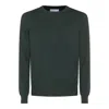 Malo Maglia Girocollo In Lana Vergine In Green