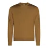 Malo Beige Wool Knitwear In Olio