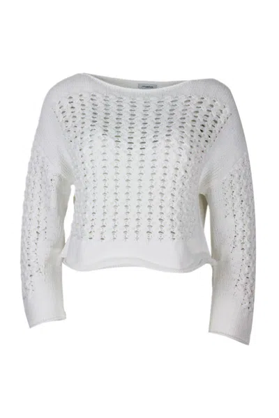 Malo Sweaters In White