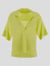 Malo Polo In Cotone In Yellow