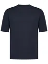 Malo Blue Crew Neck Relaxed Fit T-shirt