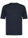 Malo Blue Crew Neck Relaxed Fit T-shirt