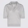 Malo Grey Wool Polo Shirt In Multicolor
