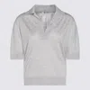 Malo Grey Wool Polo Shirt In Multicolor