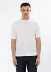 Malo Maglia Girocollo In Cotone In White