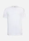 Malo T-shirt Girocollo In Jersey Di Cotone In White