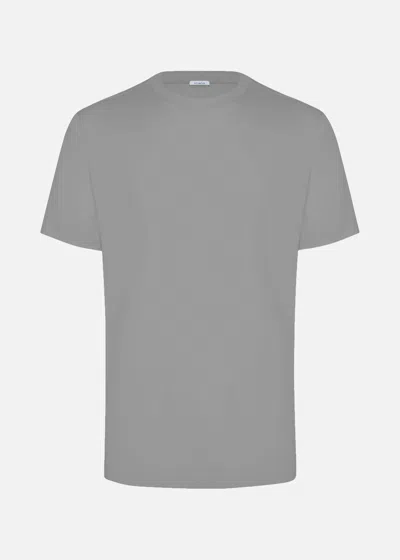 Malo T-shirt In Cotone Stretch In Gray