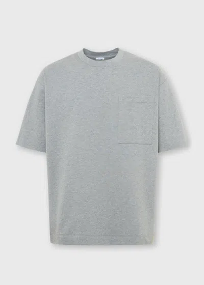 Malo T-shirt Unisex In Misto Cotone In Gray