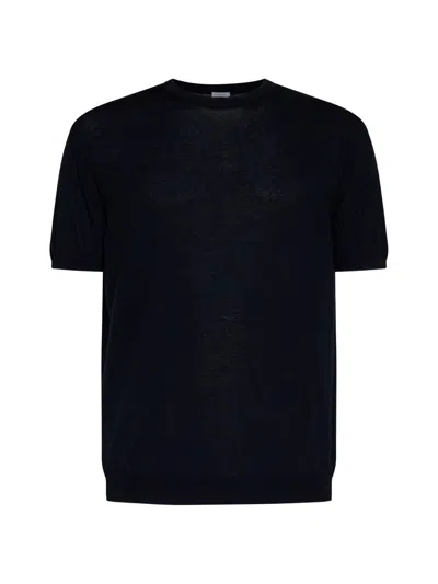 Malo T-shirts And Polos In Blu Diesel