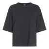 Malo Black Cotton T-shirt In Multicolor