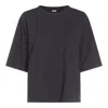 Malo Black Cotton T-shirt In Multicolor