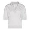 Malo Grey Wool Polo Shirt In Multicolor